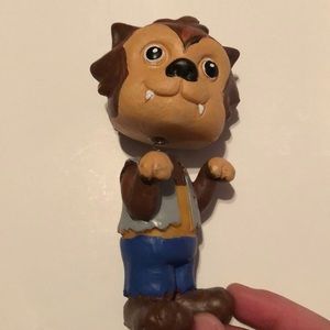 Werewolf Bobble Head and Ghost Statue